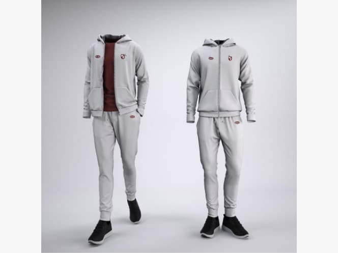 Ensemble Capuche Zippé